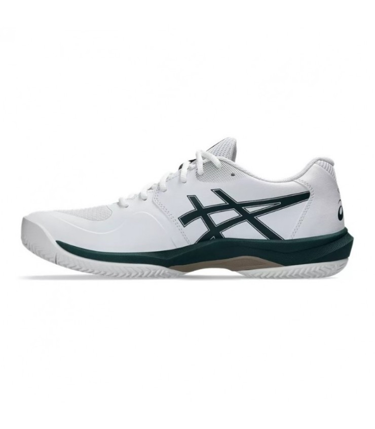 Chaussures Asics Game FF Clay Blanco Verde Saxon | Ipontennis