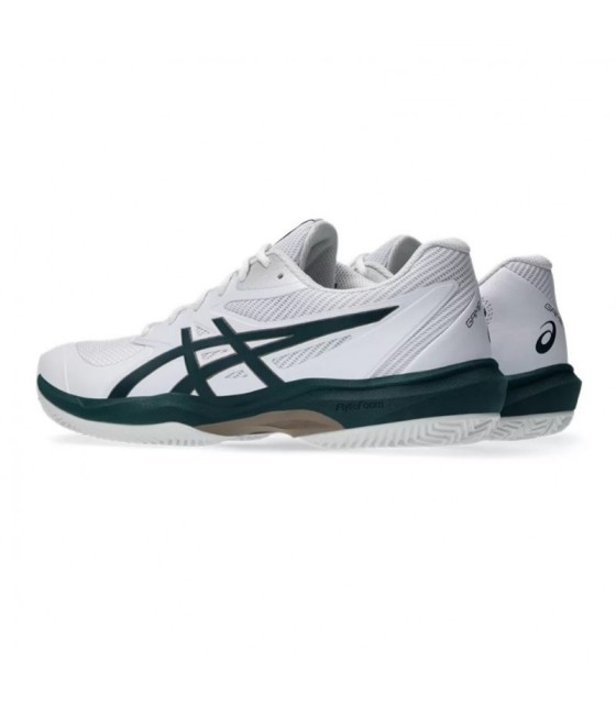 Chaussures Asics Game FF Clay Blanco Verde Saxon | Ipontennis