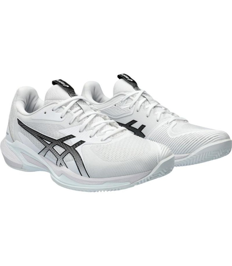 Zapatillas Asics Solution Speed FF 3 Clay Blanco Negro  4