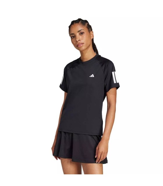 Black Adidas Women's 3-Stripes T-shirt | IPONTENNIS