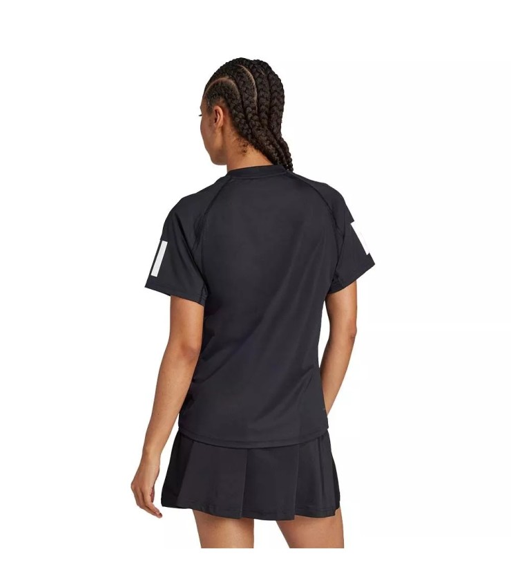 Black Adidas Women's 3-Stripes T-shirt | IPONTENNIS