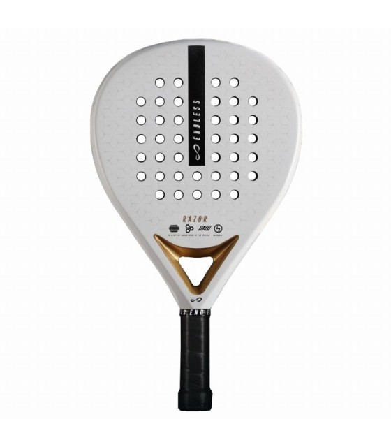 Padelschläger Endless Razor Weiß Gold | IPONTENNIS