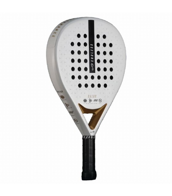 Raquete de padel Endless Razor Branco Ouro | IPONTENNIS