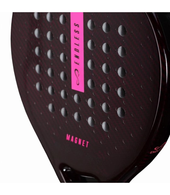 Raquete de padel Endless Magnet Carbon Rosa | IPONTENNIS