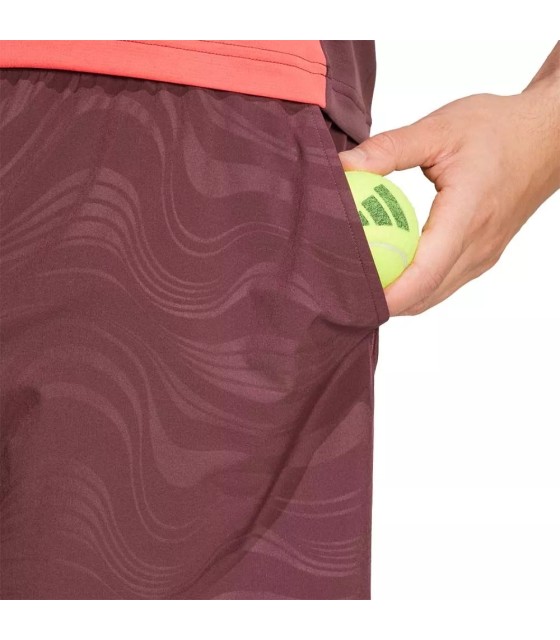 Calções Adidas Ergo Pro 18cm Melbourne Bordeaux | Ipontennis