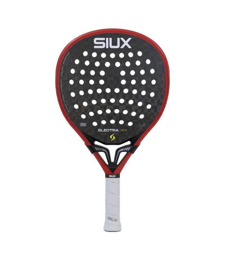 Siux Stupa Electra Pro 2026 padel racket, red and black, on offer, cheap