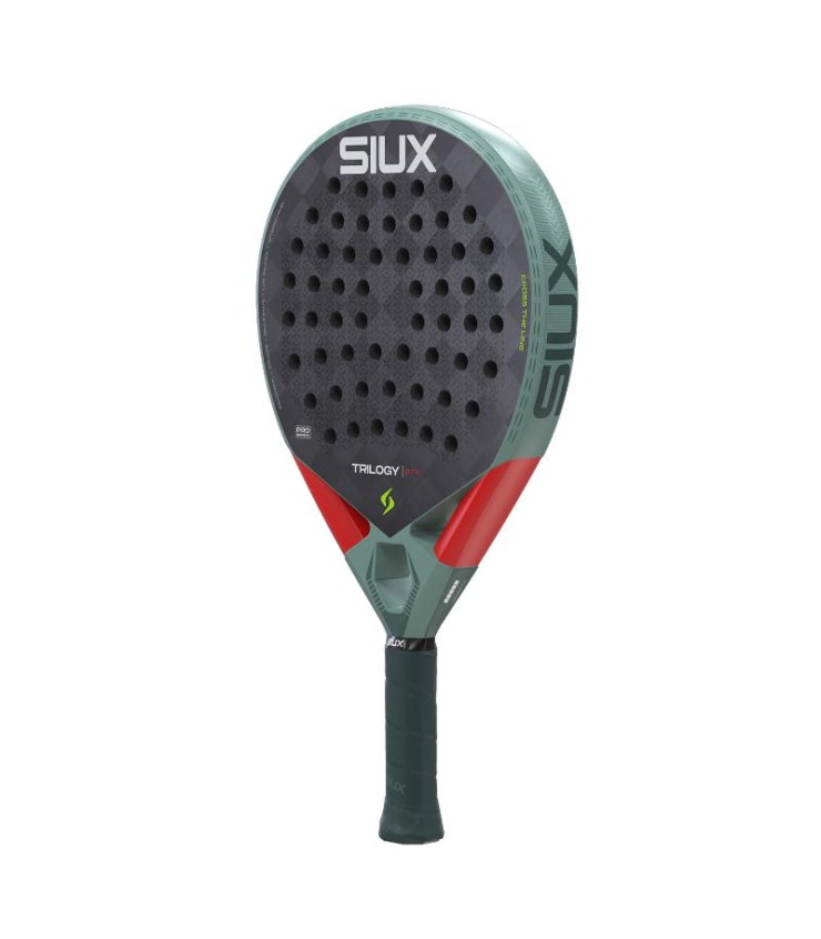 Siux Trilogy Pro 2026 padel racket, green, on offer, cheap