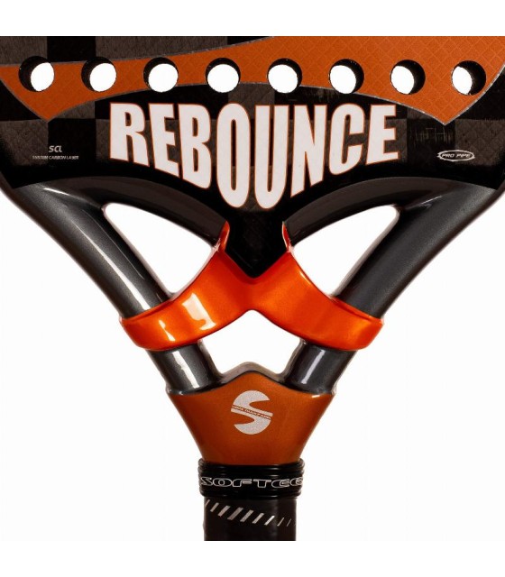 Softee Padel Racket Orange Rebounce