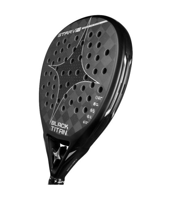 Padel Racket Starvie Black Titan 2026
