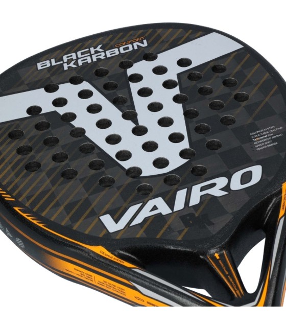 Padelschläger Vairo Black Karbon Komfort