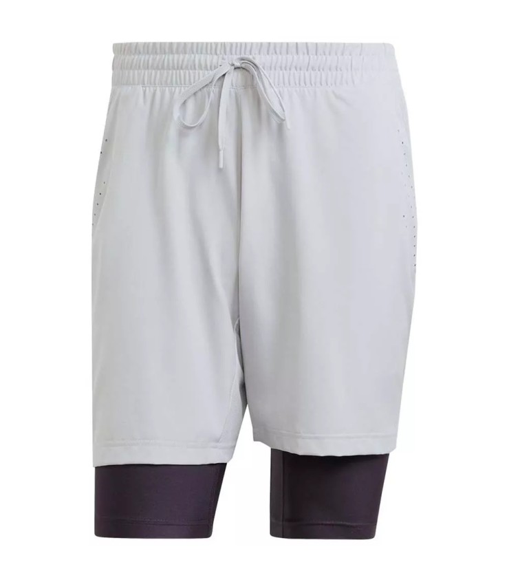 Adidas Pro 2N1 Gray   Black Short | IPONTENNIS