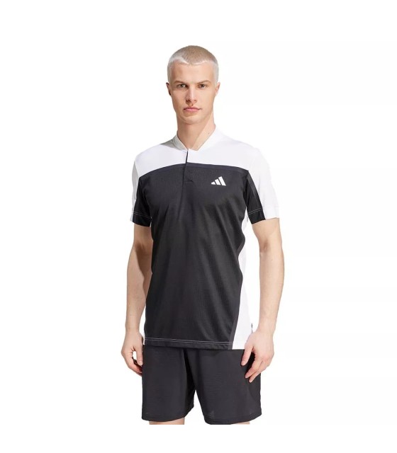 Adidas Pro FreeLift Paris Black   White Polo | IPONTENNIS