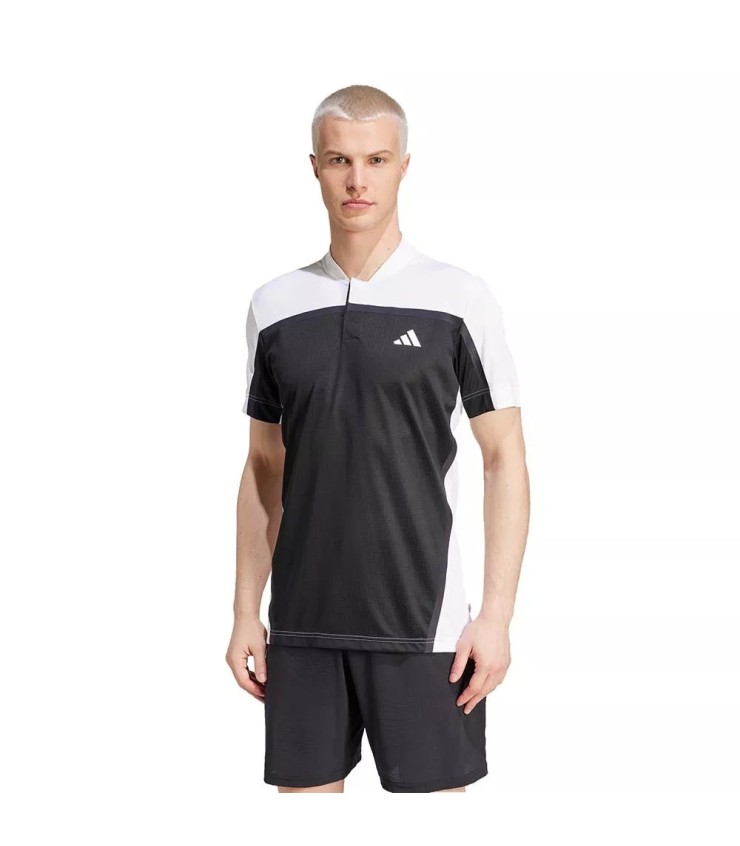 Adidas Pro FreeLift Paris Black   White Polo | IPONTENNIS
