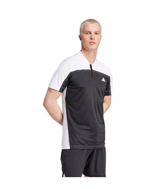 Adidas Pro FreeLift Paris Black   White Polo | IPONTENNIS