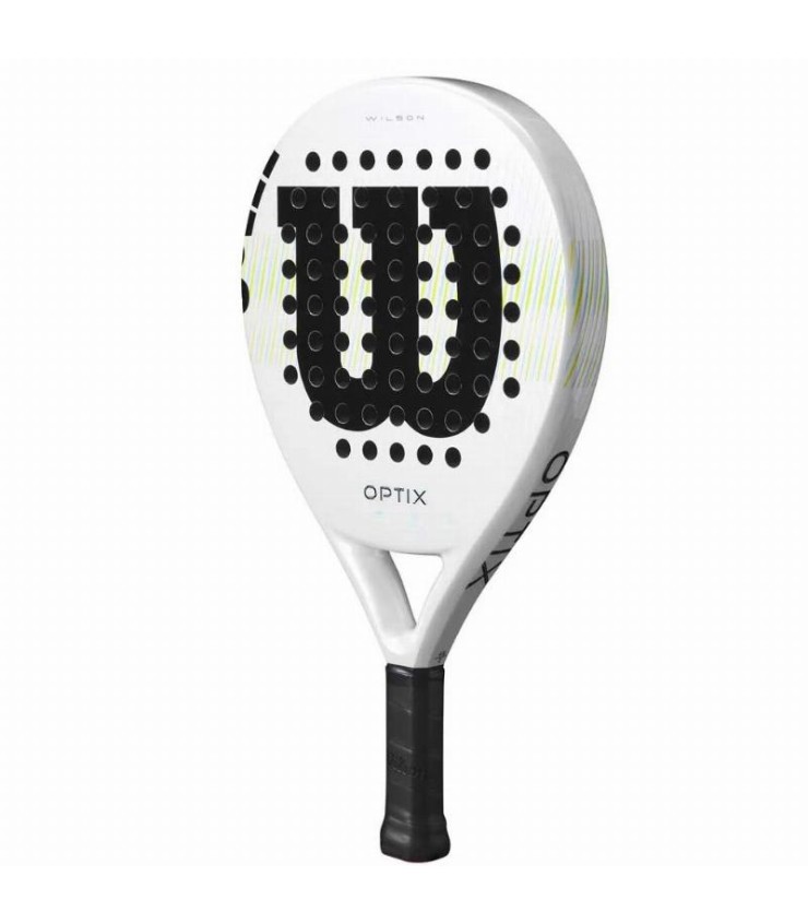 Padel Racket Wilson Optix v1 white | Ipontennis