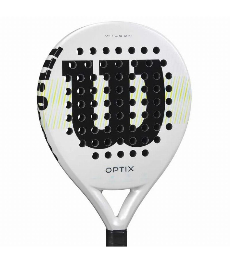 Padel Racket Wilson Optix v1 white | Ipontennis