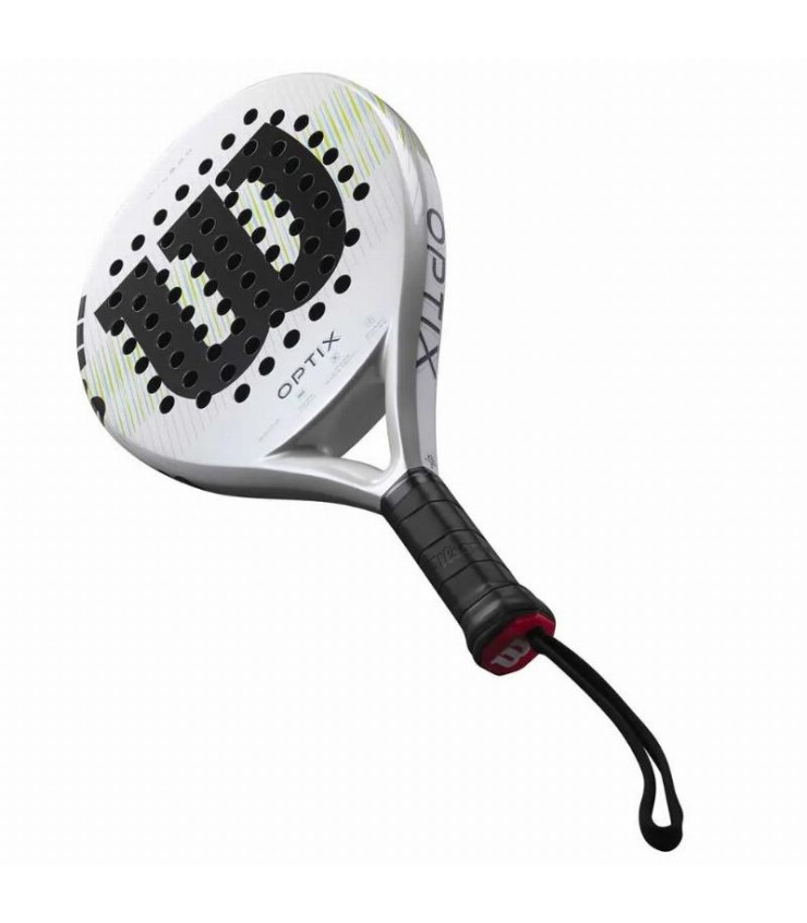 Padel Racket Wilson Optix v1 white | Ipontennis