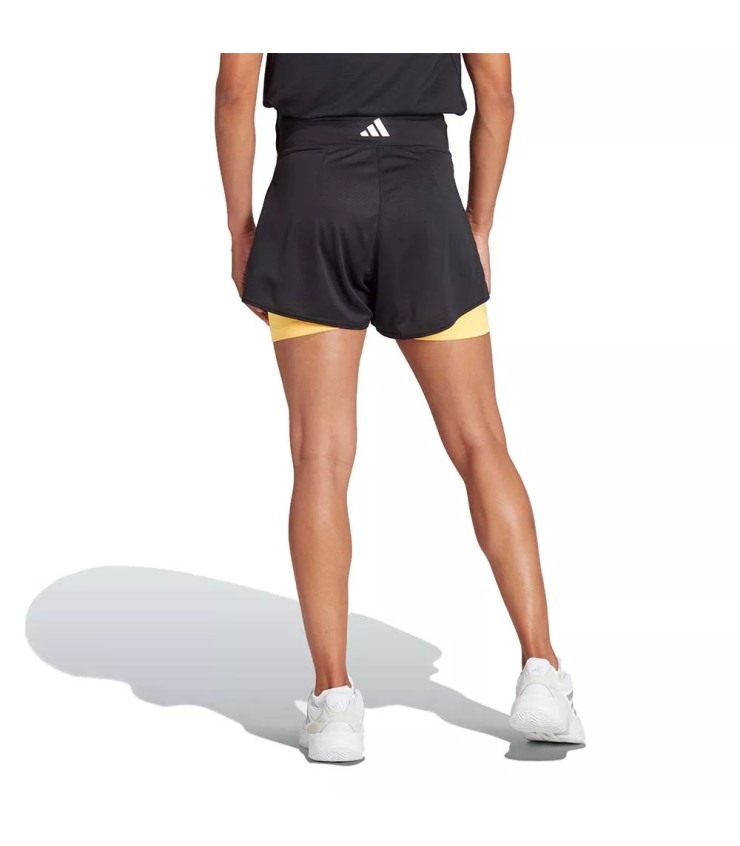Calções pretos femininos Adidas Pro Paris | Ipontennis