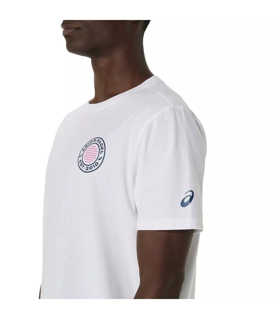 Asics Padel Court SS Weißes T-Shirt