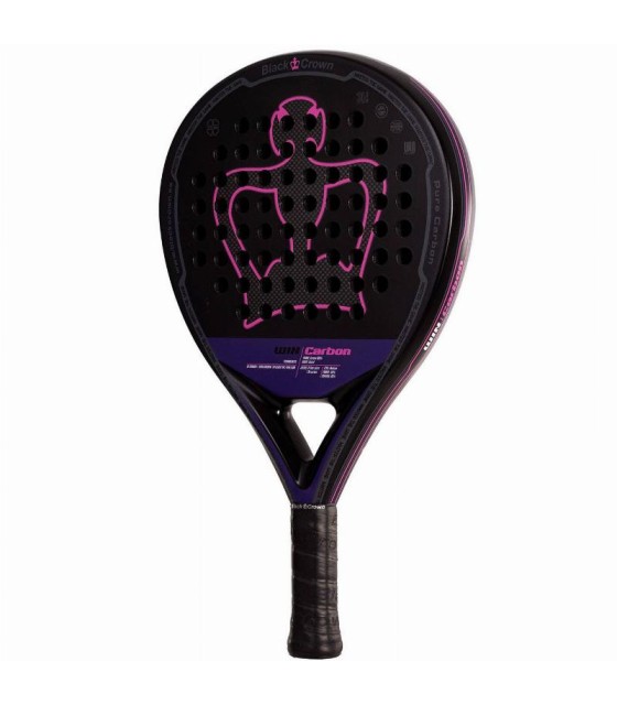 Black Crown Win Carbon 2025 Padel Racket | Ipontennis