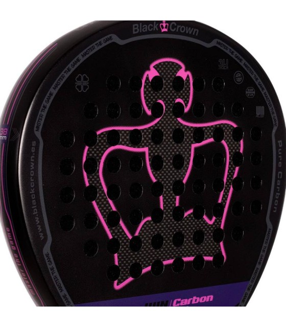 Black Crown Win Carbon 2025 Padel Racket | Ipontennis