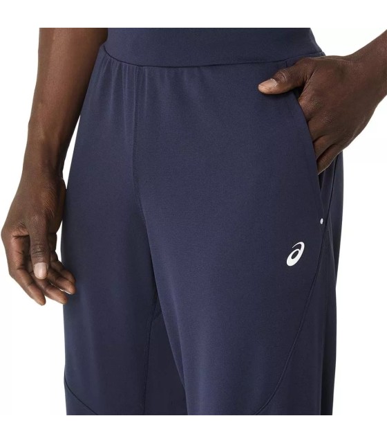 Calças de aquecimento Asics Court azul-marinho | Ipontennis