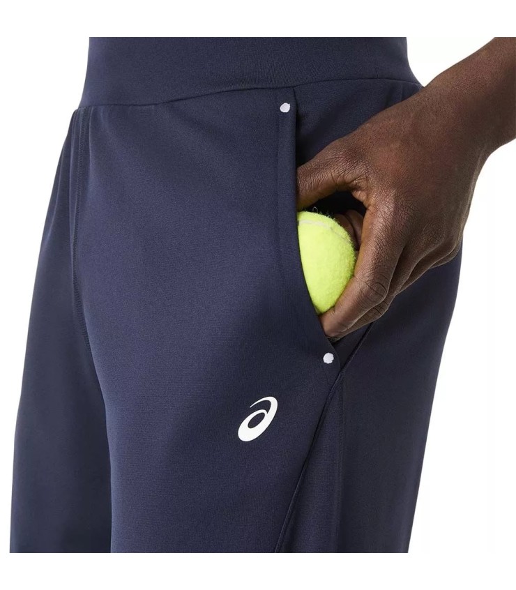Calças de aquecimento Asics Court azul-marinho | Ipontennis