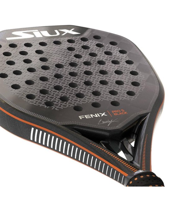 Padelschläger Siux Leo Augsburger Fenix Pro 5 Schwarz 2025