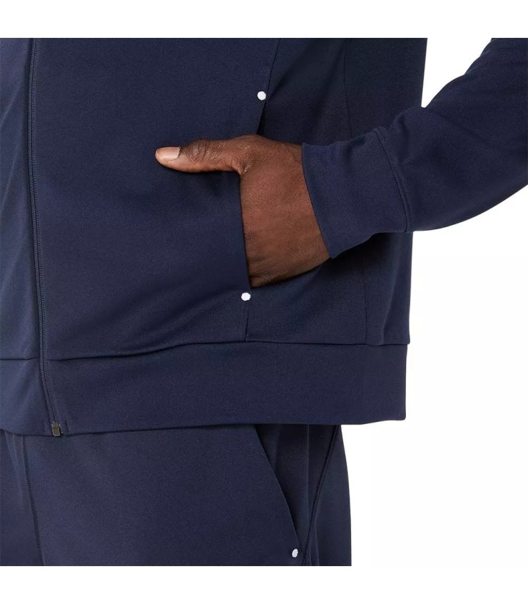 Asics Court navy blue warming jacket | IPONTENNIS