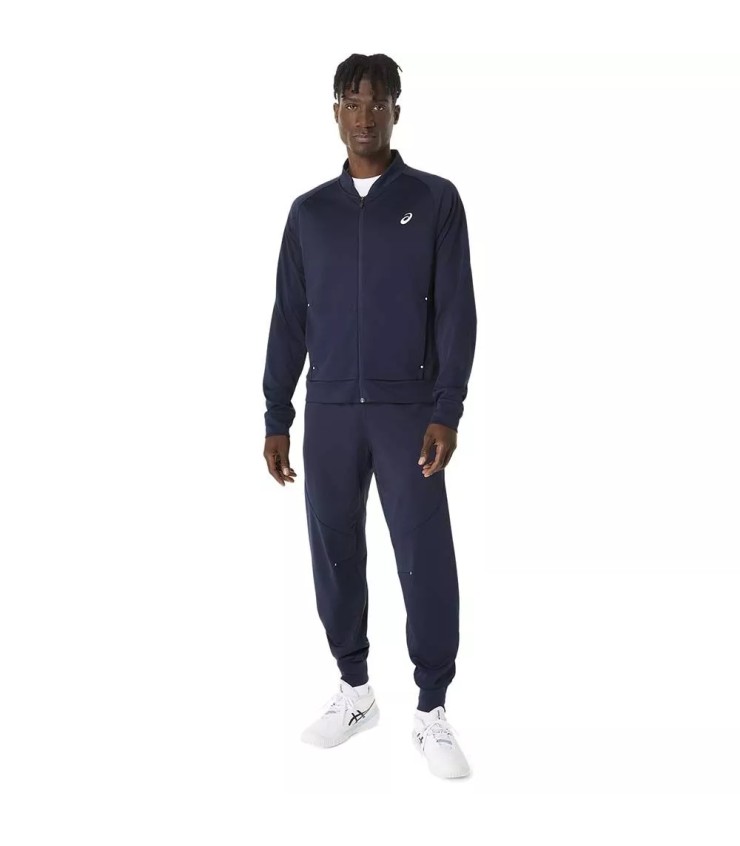 Asics Court navy blue warming jacket | IPONTENNIS