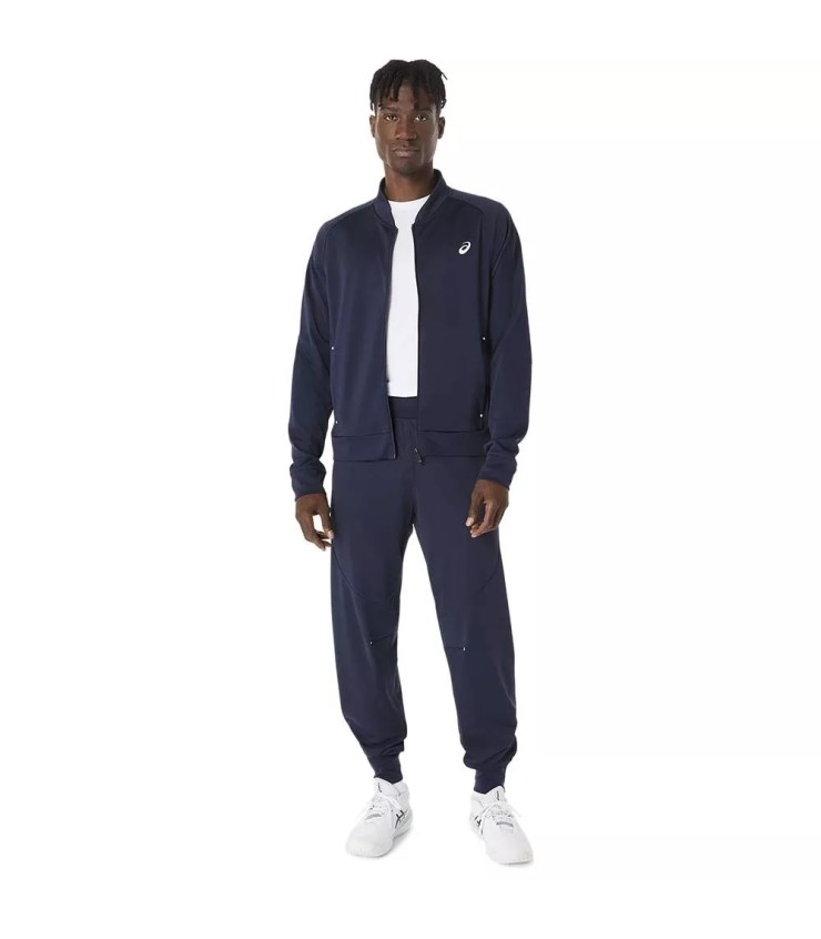 Asics Court navy blue warming jacket | IPONTENNIS