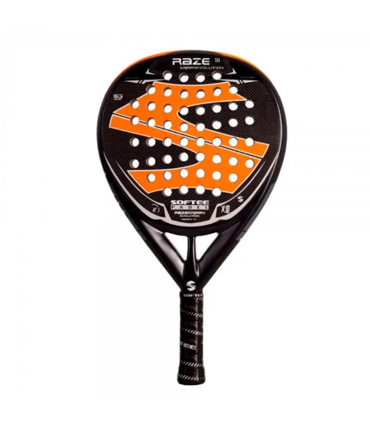 Raquette de padel Softee Raze Evolution Orange Carbone | IPONTENNIS