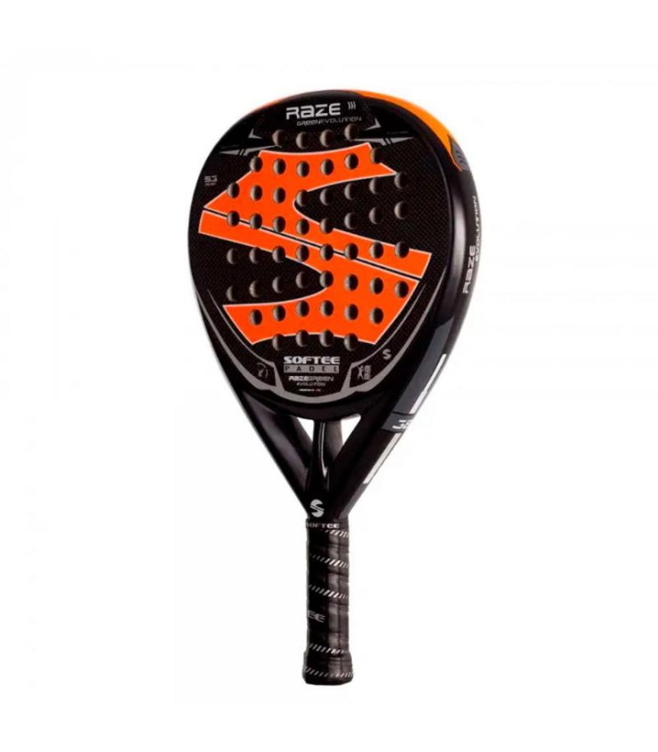 Raquete de padel Softee Raze Evolution Laranja Carbono | IPONTENNIS