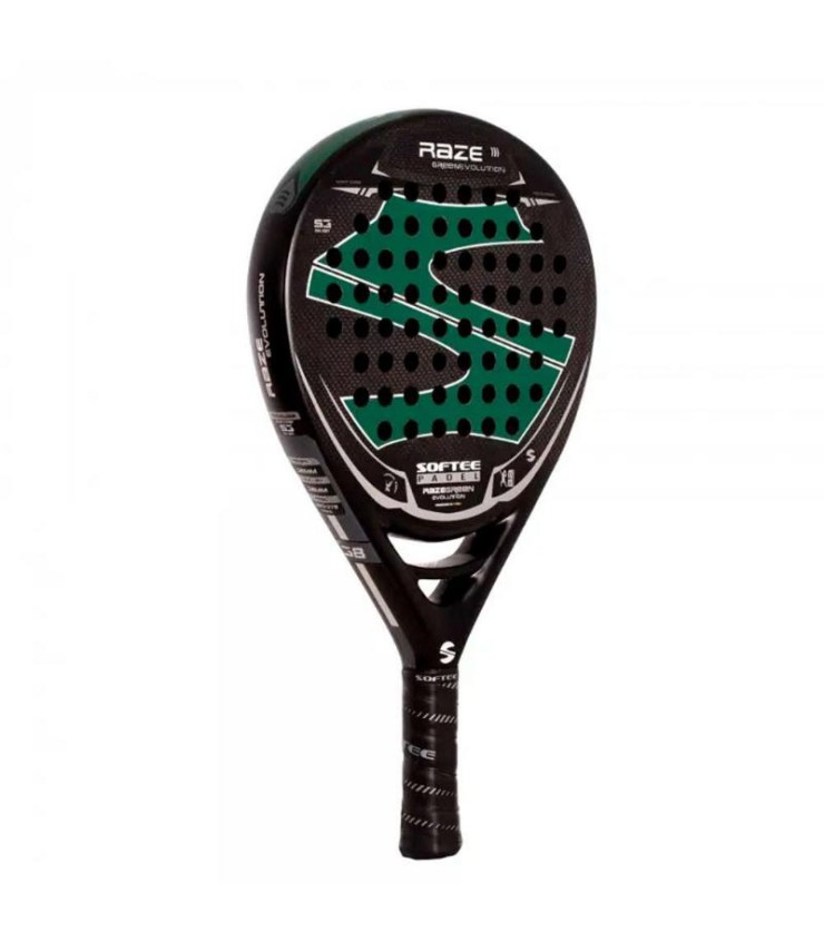 Padelschläger Softee Raze Evolution Grün Carbon  | IPONTENNIS