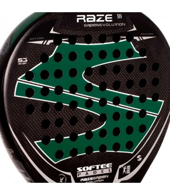 Racchetta da paddle Softee Raze Evolution Verde Carboniota Economico | IPONTENNIS