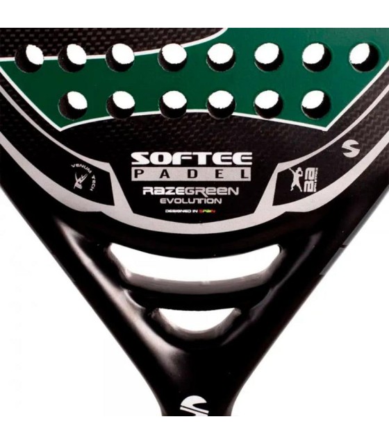 Racchetta da paddle Softee Raze Evolution Verde Carboniota Economico | IPONTENNIS