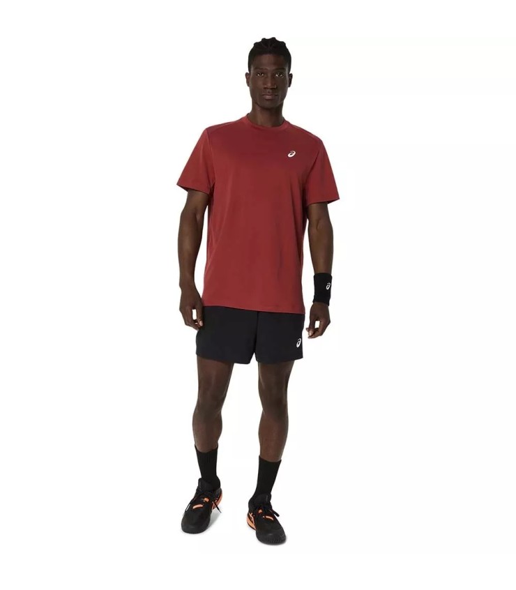 Asics Court SS Red T-Shirt | IPONTENNIS