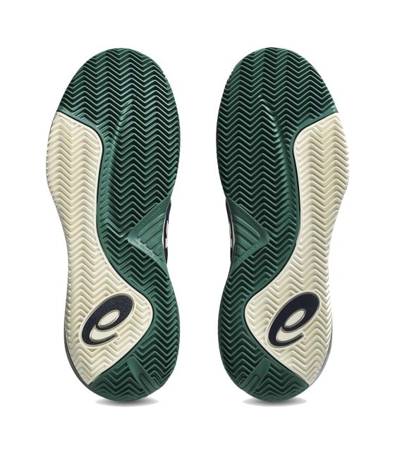 Scarpe Asics Gel Resolution X Clay Blu Mezzanotte Verde