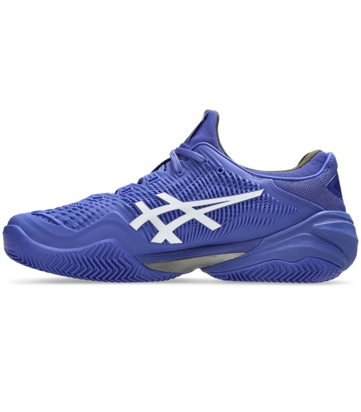 Scarpe Asics Court FF 3 Clay Blu Cobalto Biancota Economico