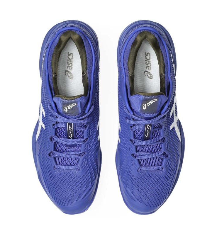 Chaussures Asics Court FF 3 Clay Bleu Cobalt Blanc