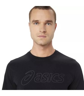 T-shirt noire Asics Logo SS | IPONTENNIS