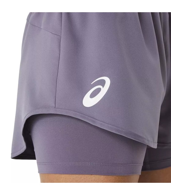 Shorts violets Asics Match pour femme | Ipontennis