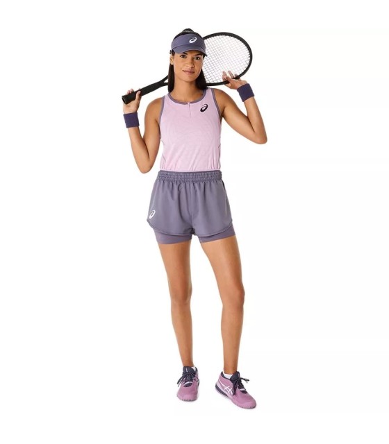 Pantaloni corti viola Asics Match da donna | IPONTENNIS