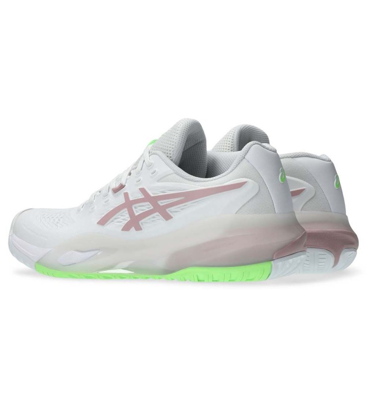 Sapatilhas Asics Gel Resolution X Mulheres brancas / rosa em pó | Ipontennis