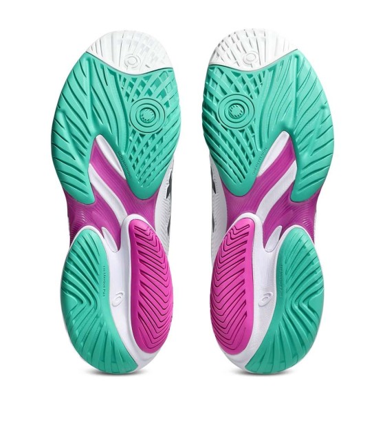 Zapatillas Asics Gel Court FF 3 blancas y rosas 3