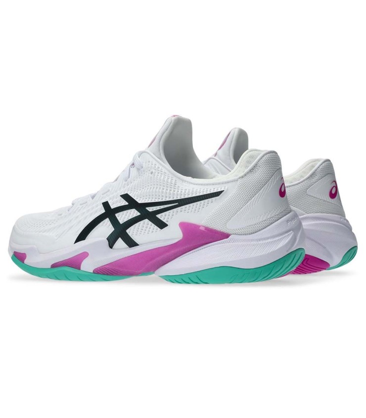 Zapatillas Asics Gel Court FF 3 blancas y rosas 5