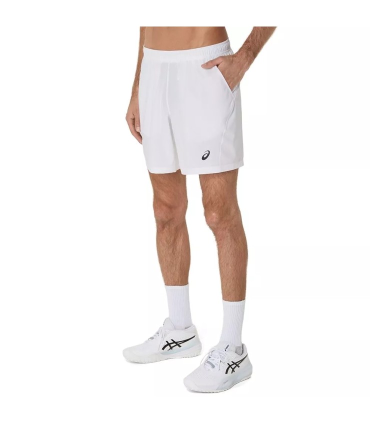 Pantaloncino corto Asics Court 18 cm bianco | IPONTENNIS