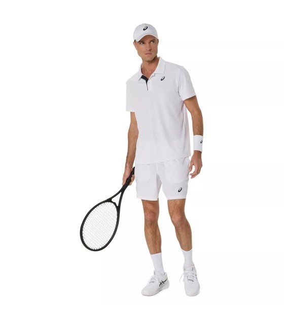 Pantaloncino corto Asics Court 18 cm bianco | IPONTENNIS
