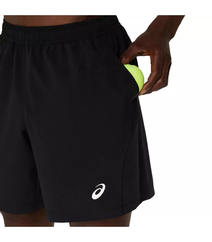 Short Asics Court de 18 cm en negro | IPONTENNIS