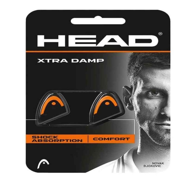 ANTIVIBRADORES HEAD XTRA DAMP BLACK/ORANGE | Ipontennis